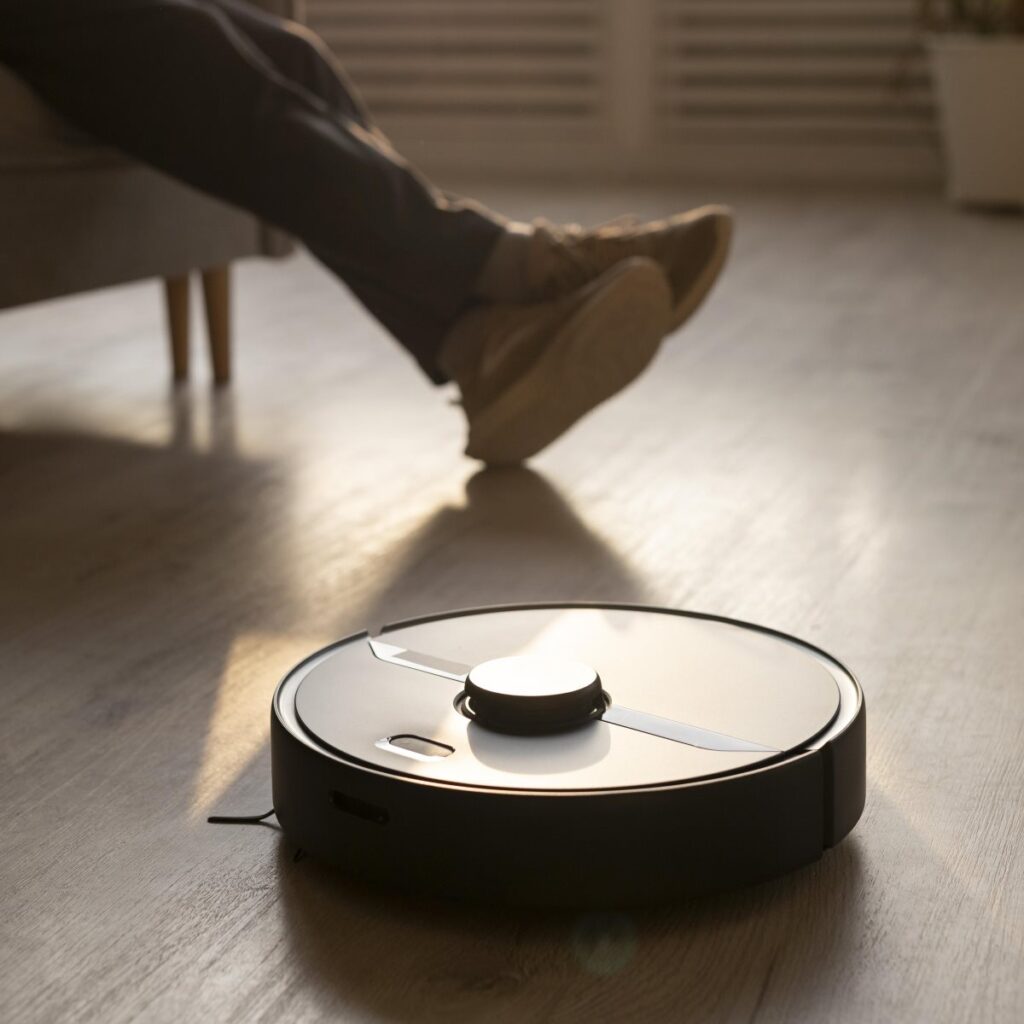 Passt der Saugroboter unter das neue Sofa?