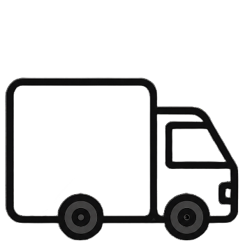 Lieferwagen als Symbol für Lieferung und Montage