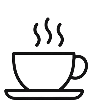 Kaffeetasse mit aufsteigendem Dampf